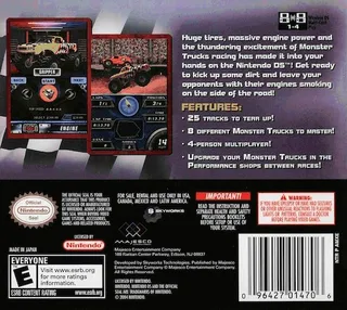 Monster Trucks Ds - Dos