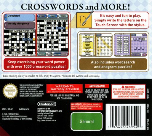 Mots Croisés pour Tous dos