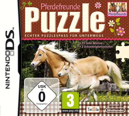 Pferdefreunde Puzzle - Echter Puzzlespass Fuer Unterwegs