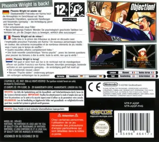 Phoenix Wright : Ace Attorney - Justice for All - Dos