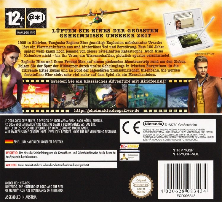 Secret Files : Tunguska dos