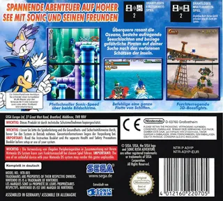 Sonic Rush Adventure dos