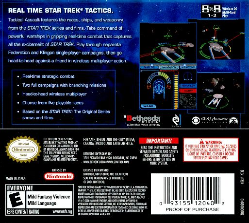 Star Trek : Tactical Assault dos