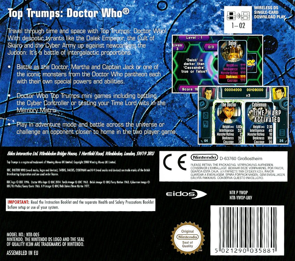Top Trumps - Doctor Who dos