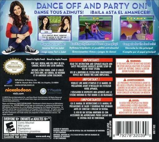 Victorious : Taking The Lead dos