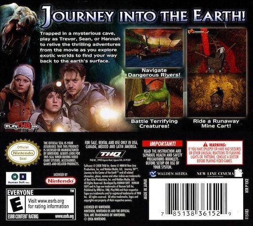 Voyage au Centre de la Terre dos