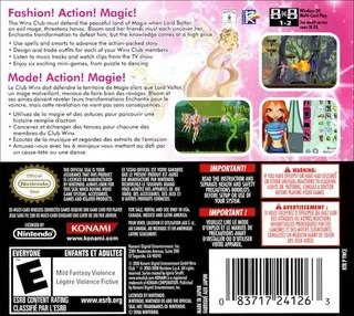 Winx Club : Mission Enchantix - Dos