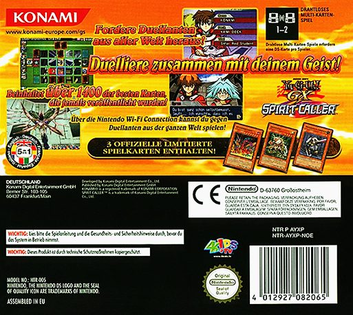 Yu-Gi-Oh! GX : Spirit Caller dos