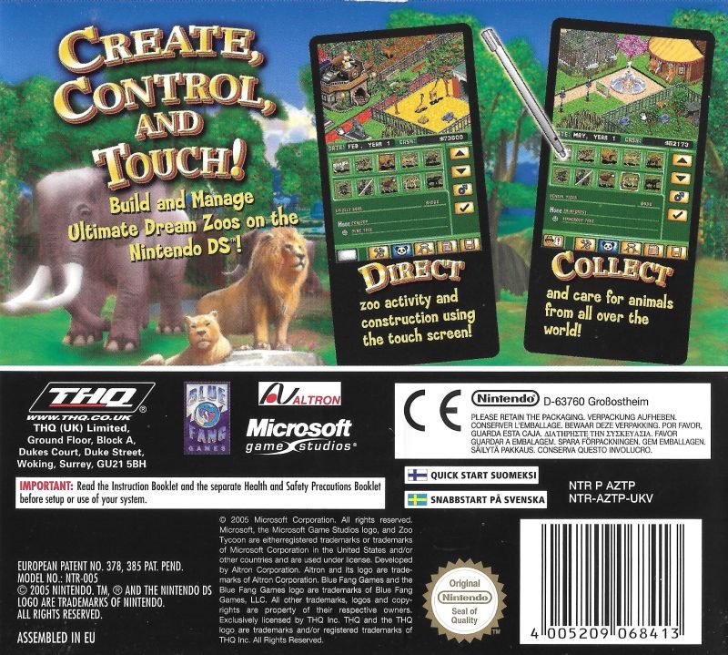 Zoo Tycoon Ds dos