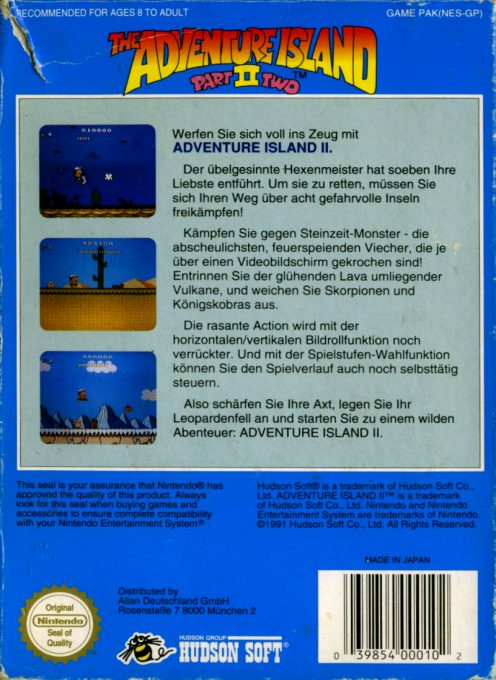 Adventure Island II - Dos