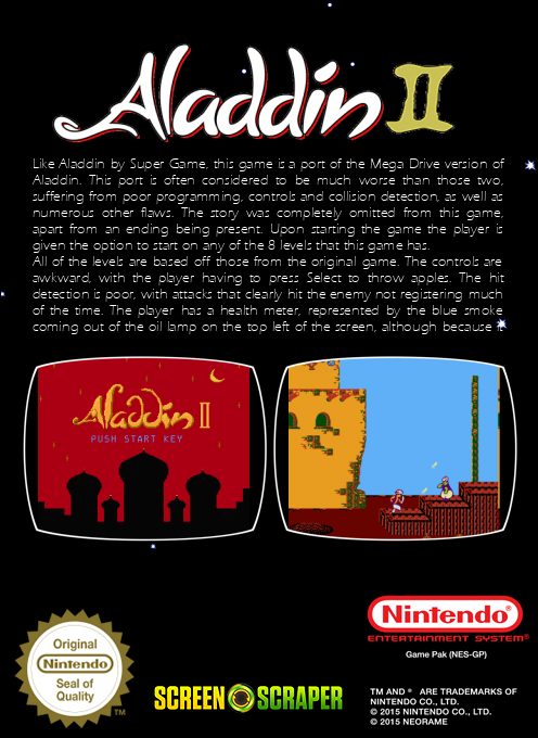Aladdin 2 - Dos