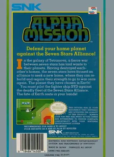 Alpha Mission - Dos