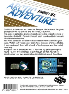 Arctic Adventure - Penguin And Seal - Dos
