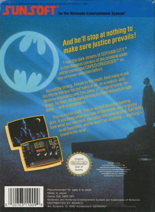 Batman : The Video Game - Dos