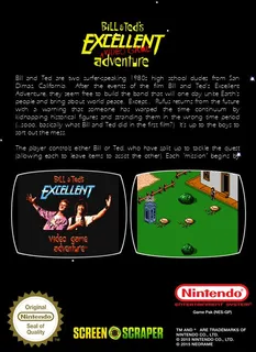Bill & Ted's Excellent Video Game Adventure - Dos