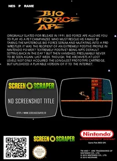Bio Force Ape - Dos