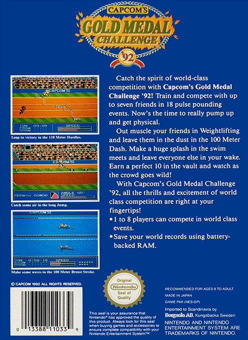 Capcom's Gold Medal Challenge '92 - Dos
