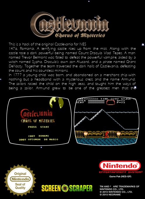 Castlevania - Chorus Of Mysteries - Dos