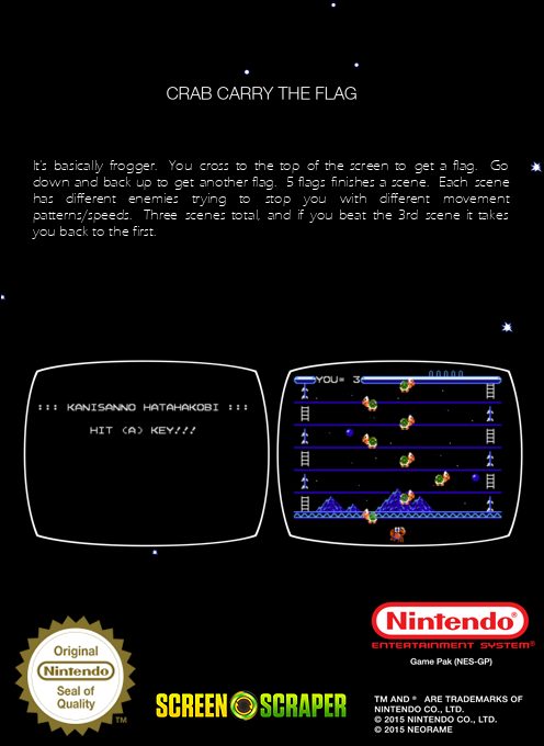 Crab Carry The Flag dos