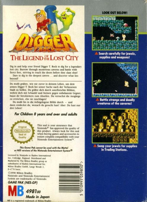 Digger : The Legend of the Lost City - Dos