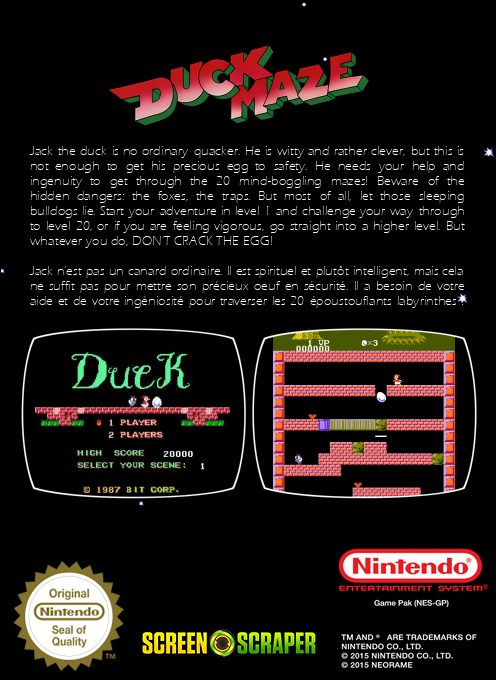 Duck Maze - Dos
