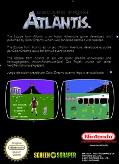 Escape from Atlantis - Dos