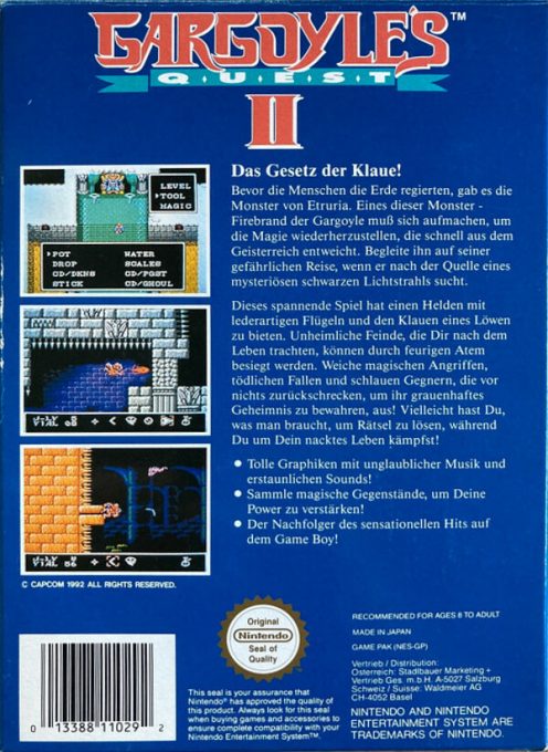 Gargoyle's Quest II - Dos
