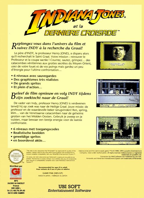 Jaquette arrière
