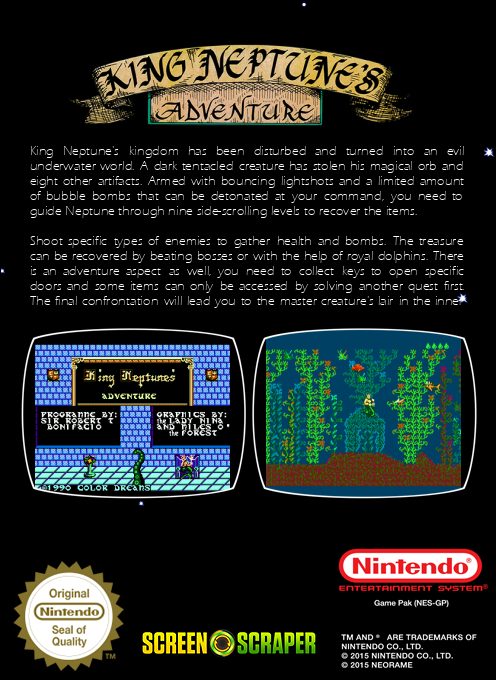 King Neptune's Adventure dos