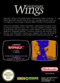 Legendary Wings - Dos