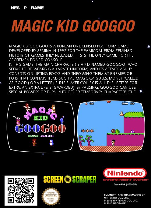 Magic Kid Googoo - Dos