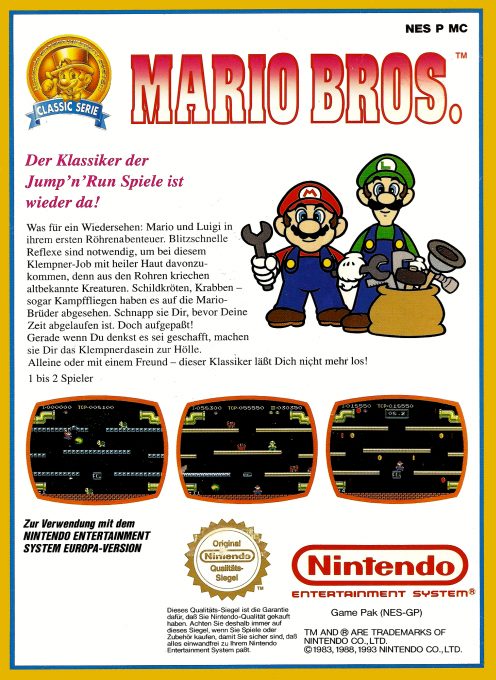 Mario Bros. Classic - Dos