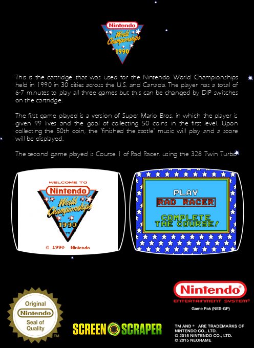 Nintendo World Championships 1990 dos