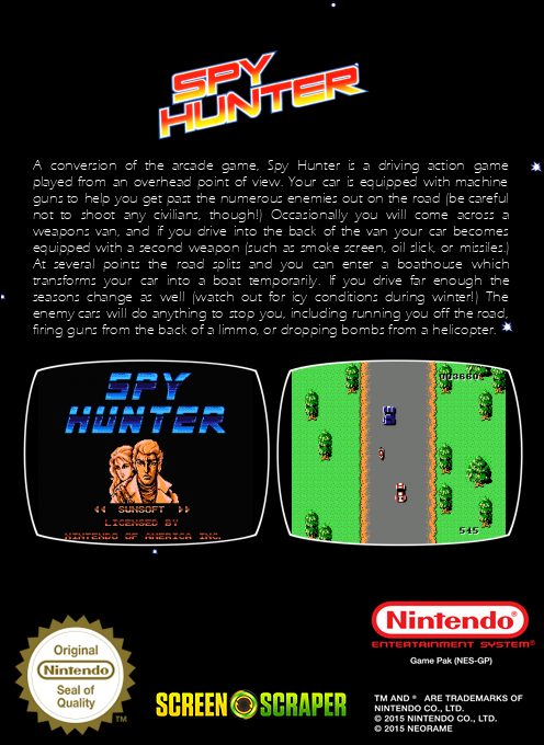 Spy Hunter dos