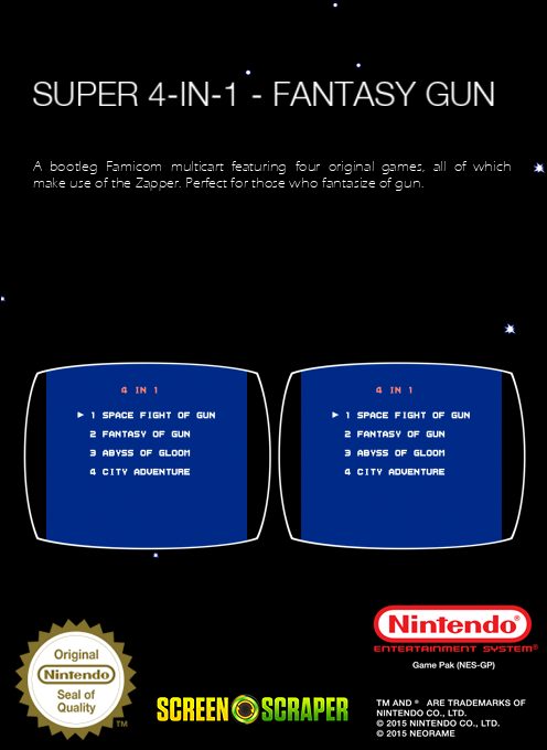 Super 4-in-1 - Fantasy Gun dos