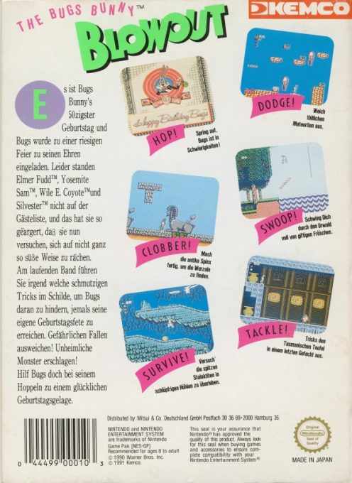 The Bugs Bunny Birthday Blowout dos