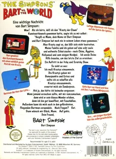 The Simpsons : Bart vs. the World - Dos