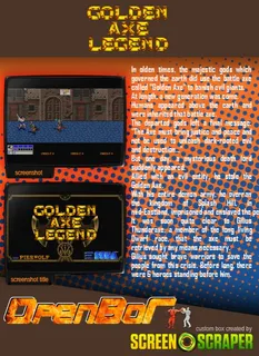 Golden Axe Legend dos