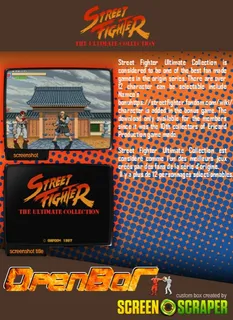 Street Fighter Ultimate Collection dos