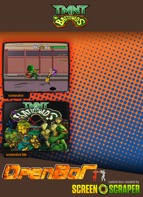 Turtles Ninjas and Battletoads - Dos