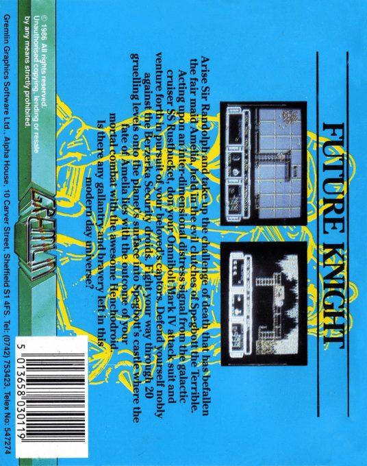 Future Knight - Dos