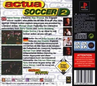 Actua Soccer 2 - Dos