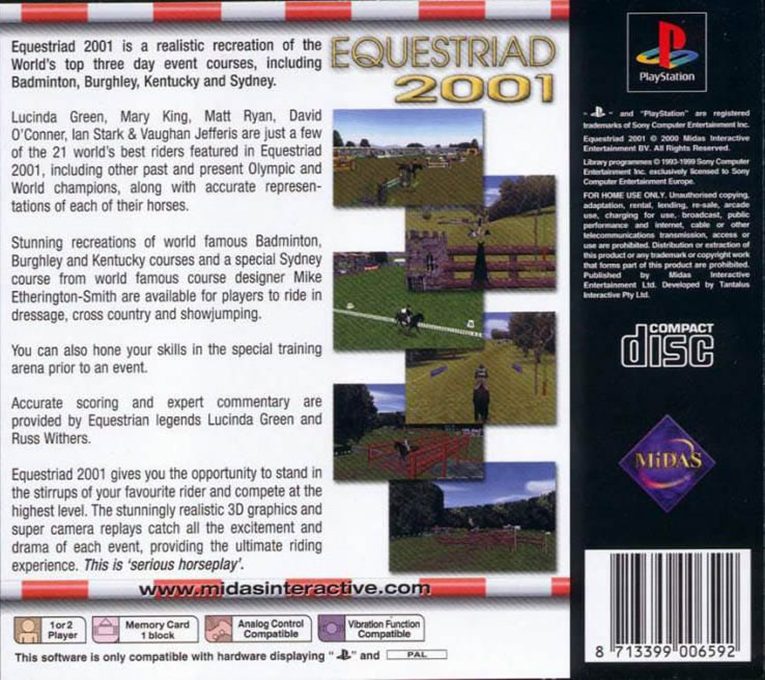 Alexandra Ledermann 2 : Équitation Compétition - Dos