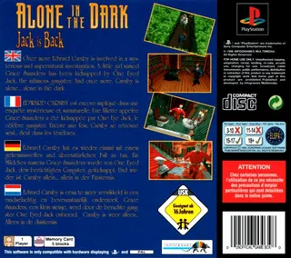Alone in the Dark : One-Eyed Jack's Revenge - Dos