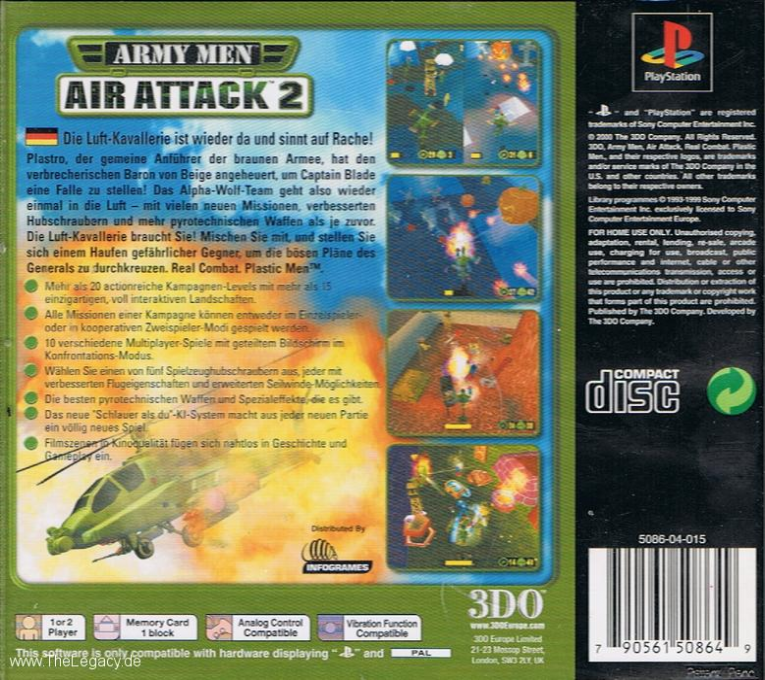 Army Men - Air Attack 2 - Dos