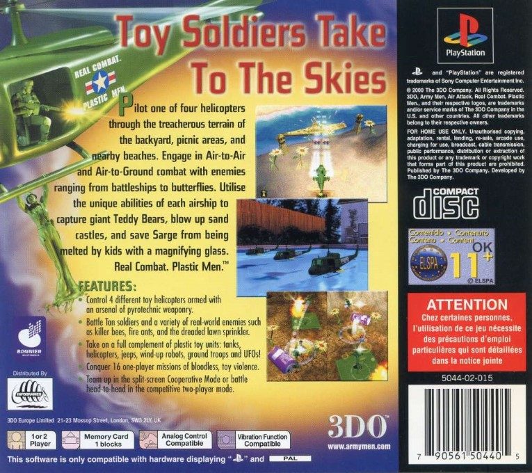 Army Men : Air Attack - Dos
