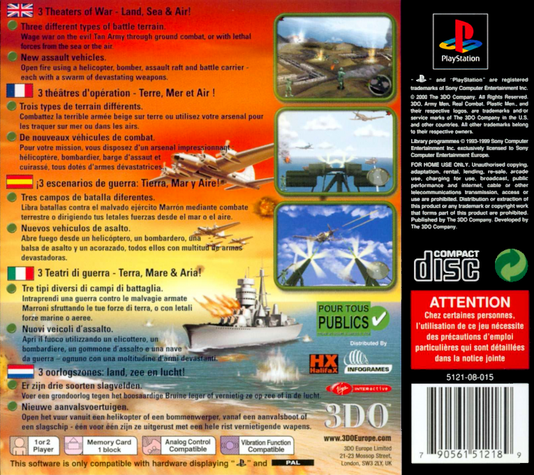 Army Men - Land, Sea, Air - Dos