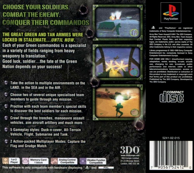 Army Men : World War, Team Assault - Dos