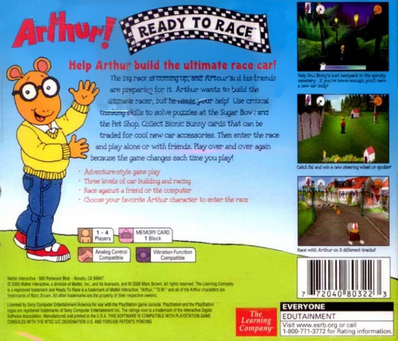 Arthur! Ready to Race - Dos