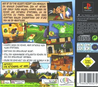 Astérix - Dos